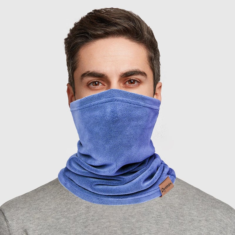 Dymex Winter Neck Warmer Gaiter Fleece Neck Cover Cotton Balaclava Windproof Face Cover Mask for Women Men - Image 2